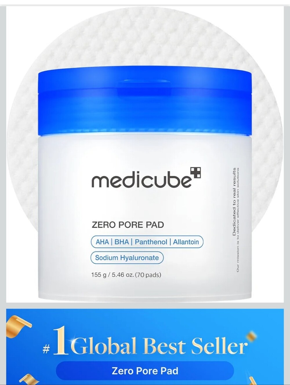 Medicube Zero Pore Pad — Blue Pore-Refining Pads